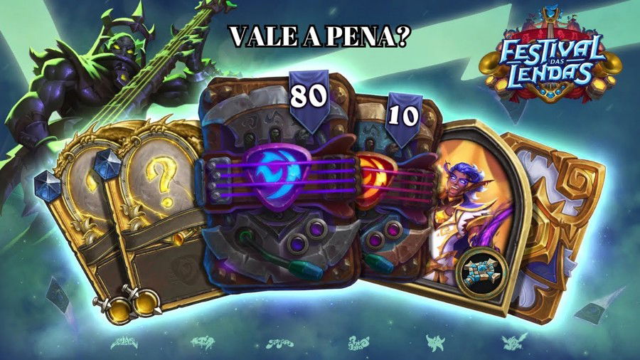 ABRI 90 PACOTES DO FESTIVAL DAS LENDAS, QUANTAS LENDÁRIAS VIERAM? - PACOTAÇO HEARTHSTONE