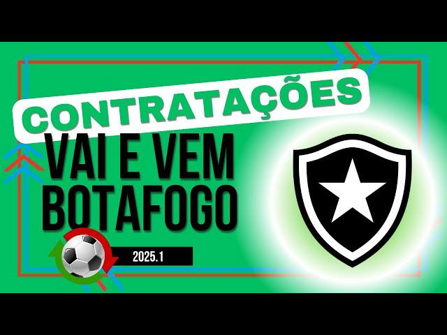 Contratações Botafogo 2025.1: Quem chega e quem sai