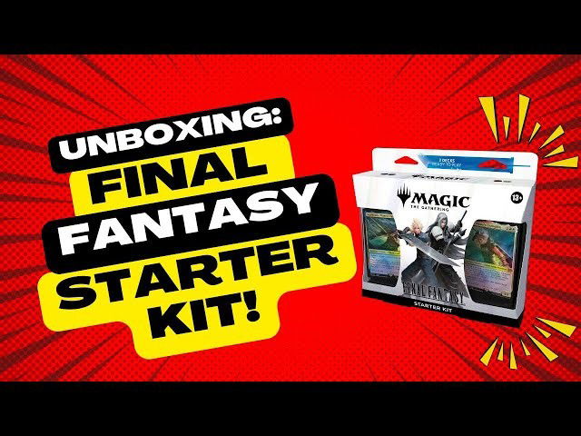 UNBOXING – Starter Kit Final Fantasy: Vale a pena? + Dicas de Upgrades!