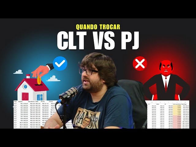 PJ Vs CLT: Com quanto dinheiro vale a pena trocar de CLT para PJ