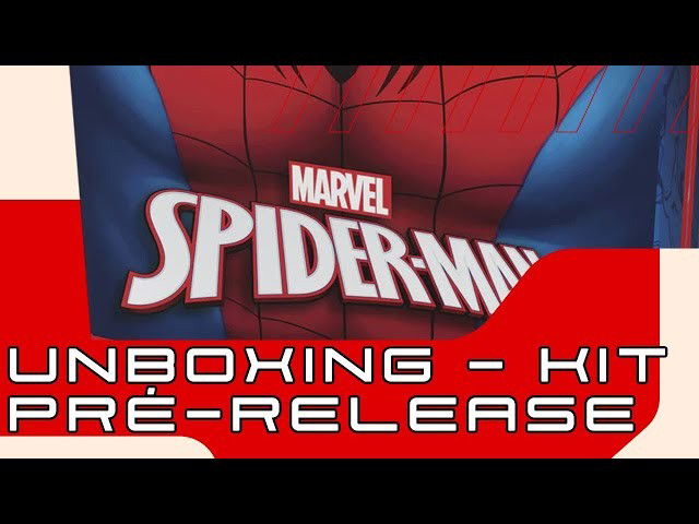Unboxing - kit do Pré-release de Homem-Aranha!