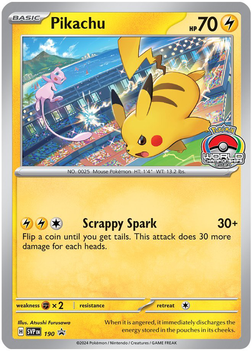 Pikachu PR-SV 190 Full hd image