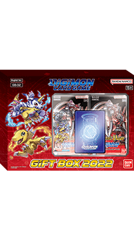 Caja de regalo del juego de cartas Digimon 2022