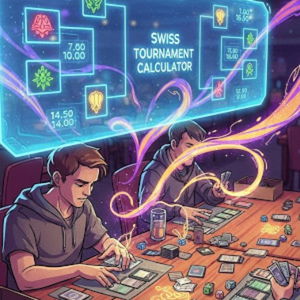 Swiss tournament top 8 calculator