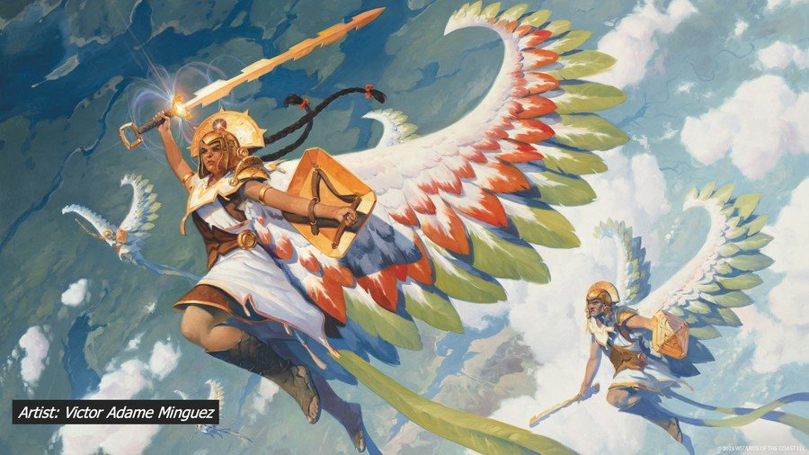 Image published of the Angels of Ixalan.