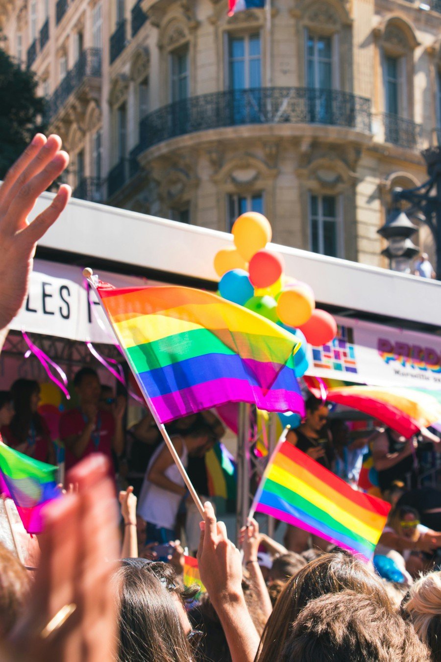LGBTQIA+ Pride Parade, photo by Tristan B. in Unsplash