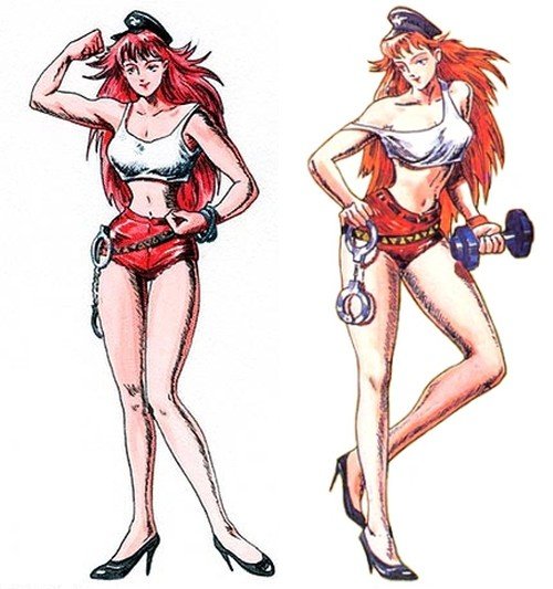 Poison and Roxy, from Final Fight