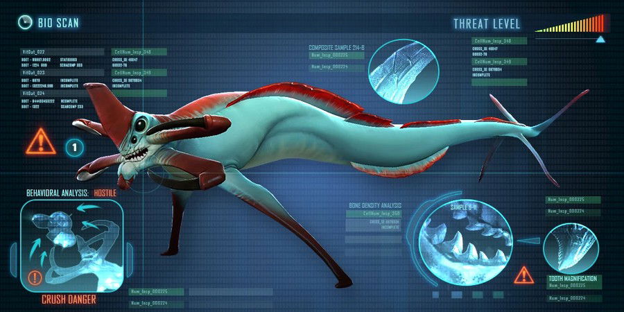 Reaper Leviathan, Subnautica