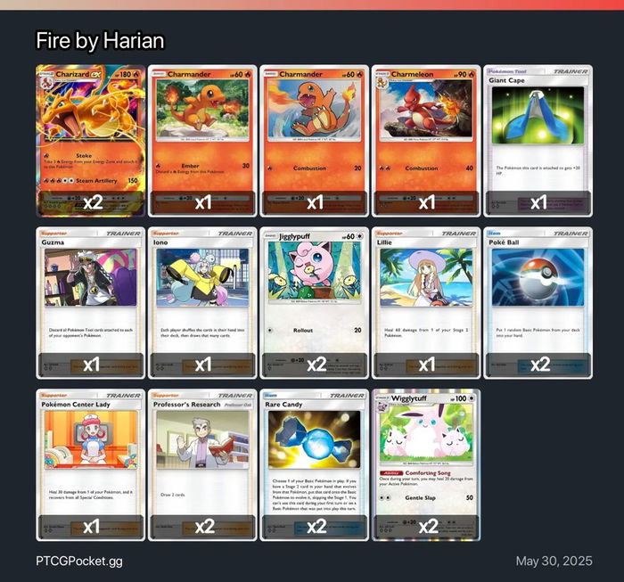 Deck played by "Harian