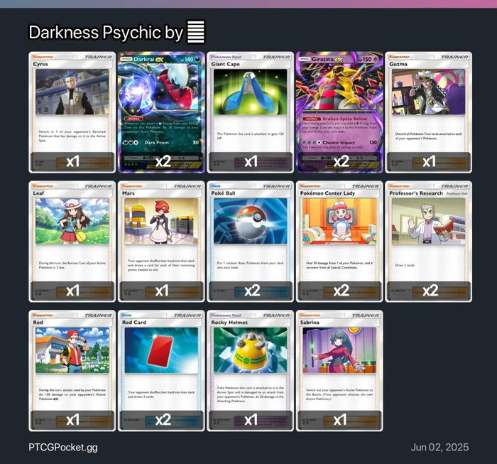Deck played by “ º ”, who got first place at the "Ursiiday Pocket Weekly #29