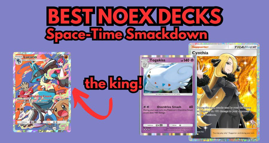 Pokémon Pocket: Best NOEX Decks with Time-Space Smackdown