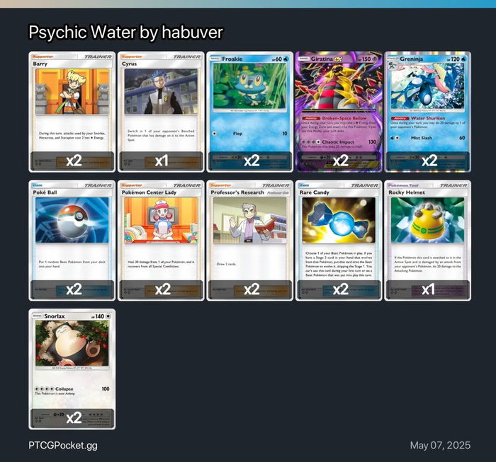 Deck played by Habuver, who won the Ursiiday's Pocket Weekly #27 tournament