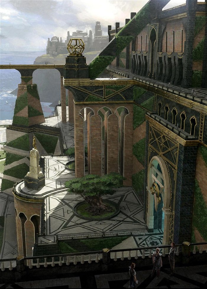 Arquitetura da Ilha das Bênçãos - Riot Games