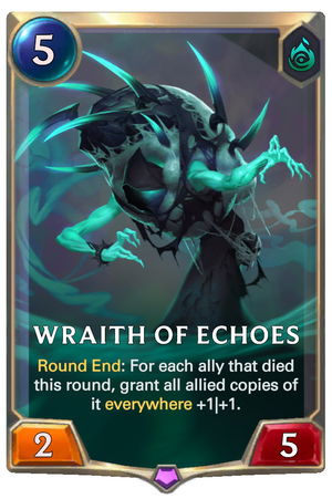 Wraith of Echoes— New Text: 5 cost