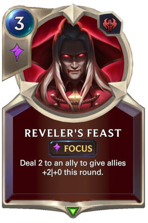 Reveler's Feast — New Text: Focus