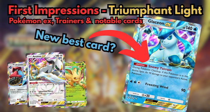 Review & Primeiras impressões de Luz Triunfante: Pokémons ex, treinadores e mais!