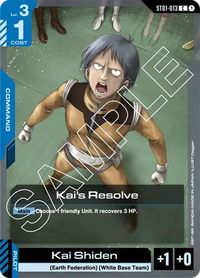 3x Kai's Resolve | Kai Shiden (ST01-013)