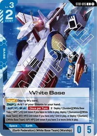 3x White Base (ST01-015)