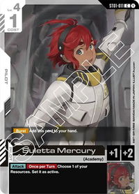 4x Suletta Mercury (ST01-011)