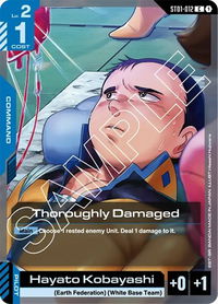 3x Thoroughly Damaged | Hayato Kobayashi (ST01-012)