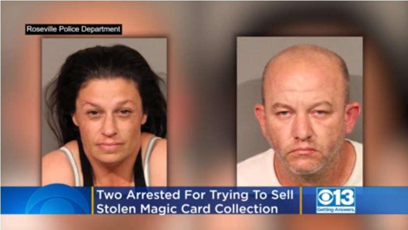 Casal é preso por tentar vender coleção de Magic roubada em Roseville