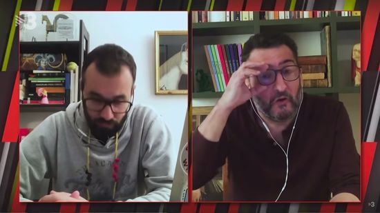 Jornalista espanhol vem transmitindo de casa usando camisas de Magic na quarentena
