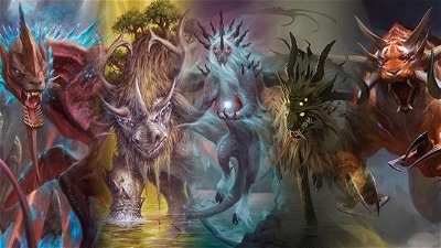 Os monstros Ápice de Ikoria - Os predadores supremos.