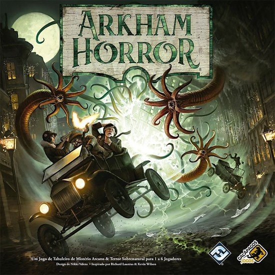 ARKHAM HORROR Review and Rules - Save the world from Nameless Monsters!