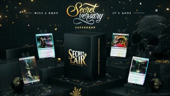 Revelados Secretversary Superdrop e Secret Lair Artist Series: Seb McKinnon