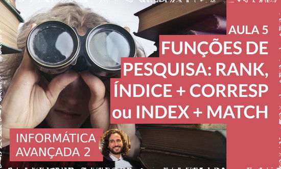 Funções de pesquisa: RANK, ÍNDICE + CORRESP ou INDEX + MATCH