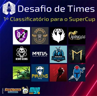 Desafio de Times é o primeiro classificatório para o SuperCup 2021.2