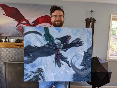 Drizzt Do'Urden illustration is sold for $155,000