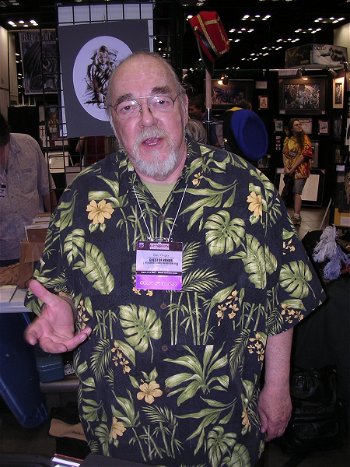 O próprio Gary Gygax em uma das suas últimas participações na Gen Con