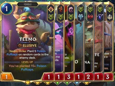 How do the Multi-region cards work in Legends of Runeterra