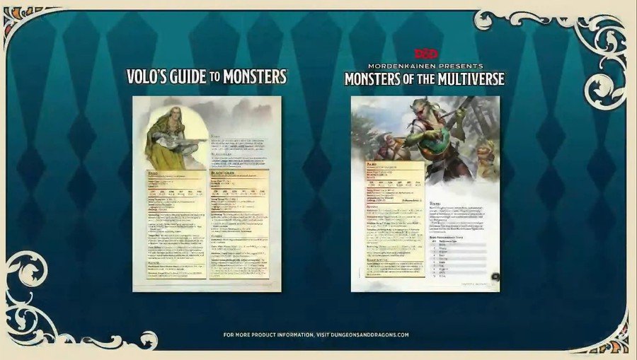 comparação entre as informações do Volo's Guide e do Monster's of the Multiverse referentes a classe Bardo