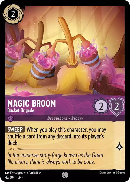 Magic Broom - Bucket Brigade