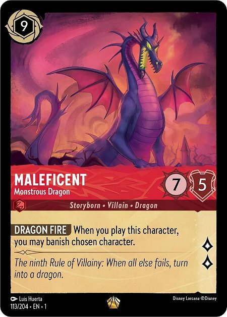 Maleficent - Monstrous dragon