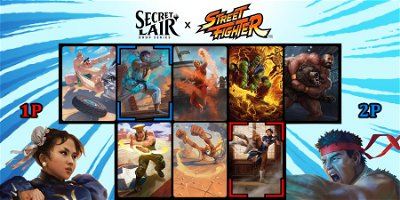 Revelados os cards do Secret Lair x Street Fighter