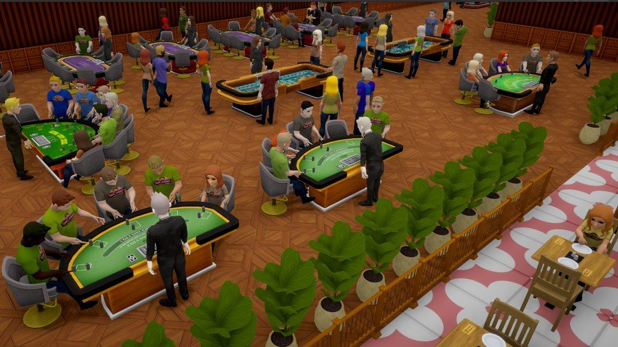 SimCasino simulates the experience of being inside a Casino