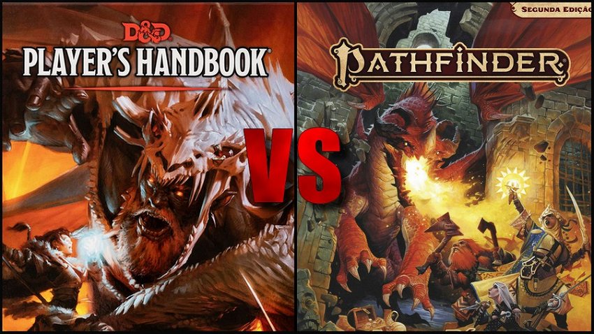 Qual RPG é melhor entre D&D 5e e Pathfinder 2e