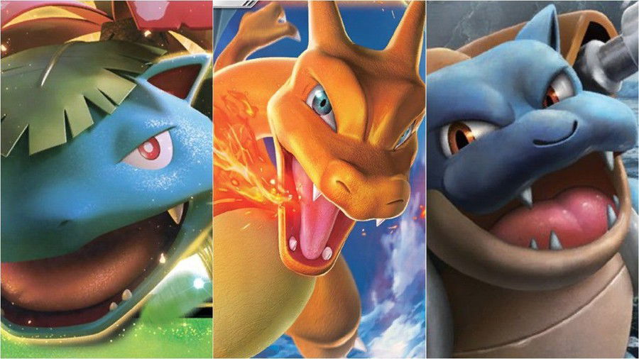 Box Pokémon: Mega Charizard X Mega Balastoise - Copag