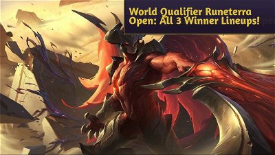 Heart of the Huntress' World Qualifier Runeterra Open: All 3 Winner Lineups!