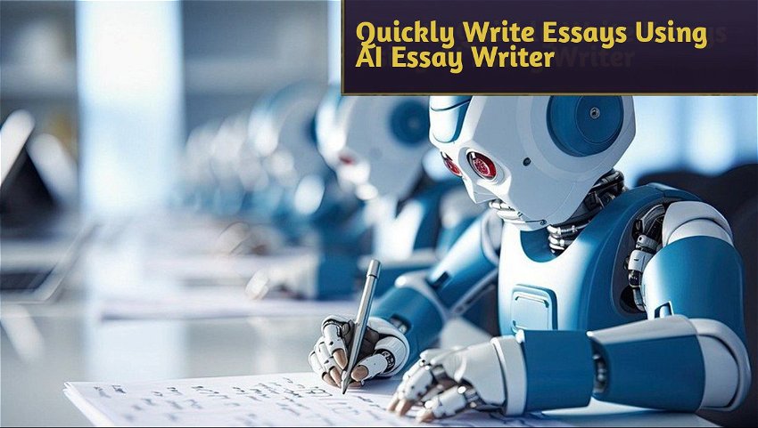 Quickly Write Essays Using AI Essay Writer