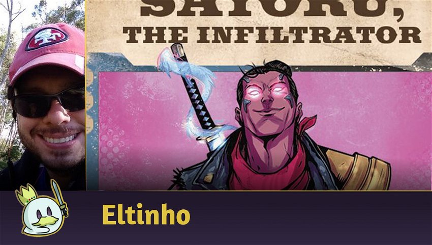 Destaque de Outlaws of Thunder Junction: Satoru, the Infiltrator