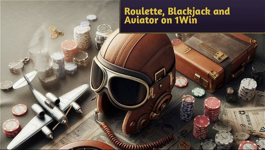 Roulette, Blackjack and Aviator on 1Win