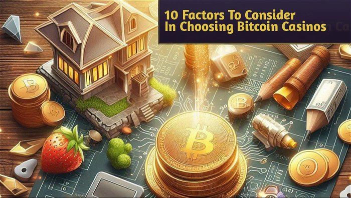 10 Factors To Consider In Choosing The Best Bitcoin Casino