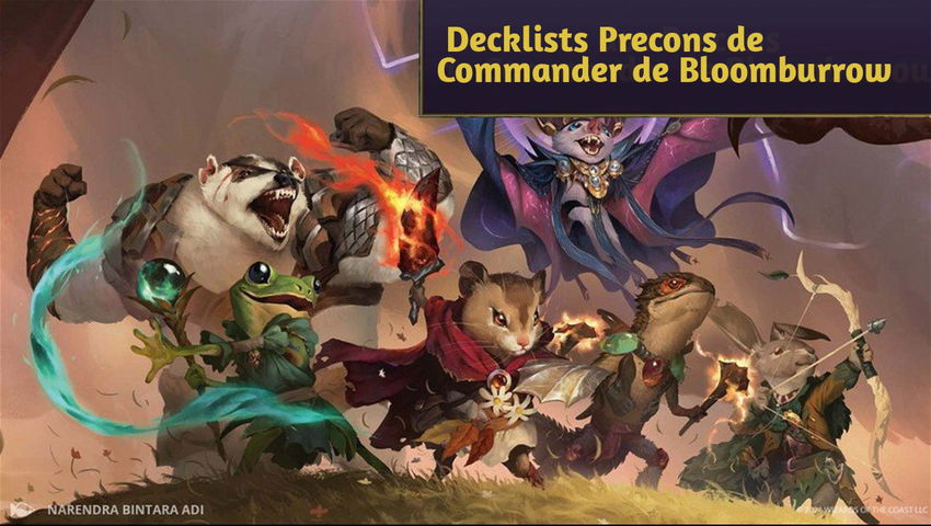  Decklists Precons de Commander de Bloomburrow