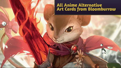 All Anime Alternative Art Cards from Bloomburrow