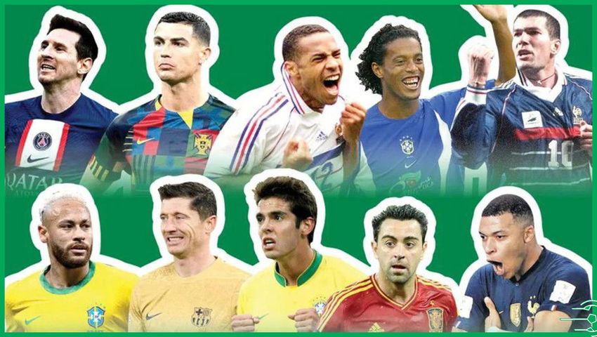 Os 10 Maiores Craques de Todos os Tempos.