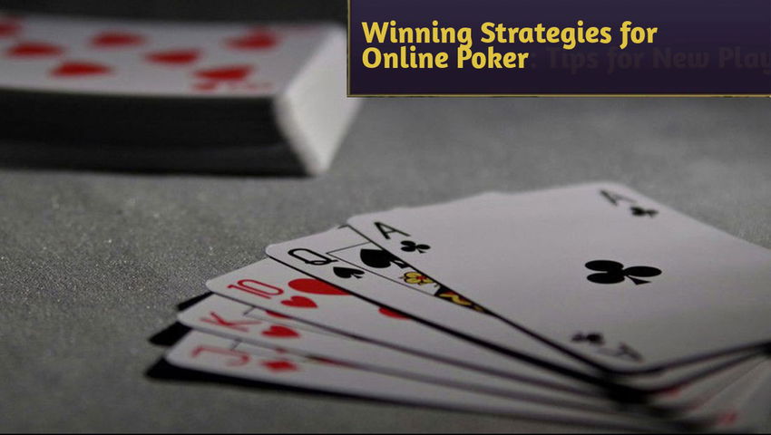 Winning Strategies for Online Poker